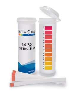 Micro Essential Lab Insta-Chek pH Test Strip Test Range 4 to 7